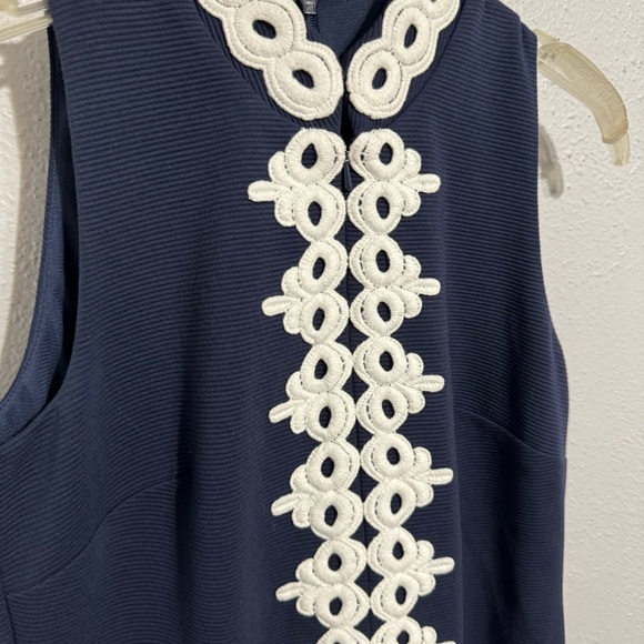 NWT Lilly Pulitzer navy Calista dress xs - Picture 2 of 8